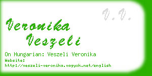 veronika veszeli business card